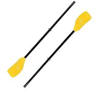 COPPIA REMI STRUTTURA IN PLASTICA CM 124 PER CANOTTO GONFIABILI DIAM. CM 2,5 COLORE NERO - GIALLO