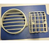 COPPIA RETINE FANALE ANTERIORE E FANALINO PIAGGIO VESPA 50 PK /PKS