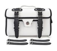 Coppia Retrò Universale Per Suzuki E Kawasaki Borse Laterali Per Moto Borsa Porta Attrezzi In Similpelle Bianca Borsa Da Sella Borse Moto(1PCS D)