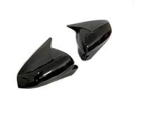 Coppia Retrovisore Copertura Specchietto Laterale Tappo Alare Esterno Add-on Per Seat Per Leon MK4 Per Cupra 2020-2024(Glossy Black)