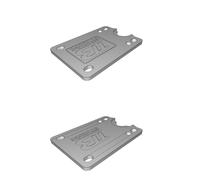 Coppia Riser Skateboard con Slot Porta Plettro Chitarra Standard Jazz 3D