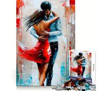 Coppia romantica che si abbraccia - Puzzle impegnativo per adulti da 1000 pezzi - Gioco di abilità e ragionamento - Tempo in famiglia - Taglio preciso - Oggetto da collezione (38x52cm)