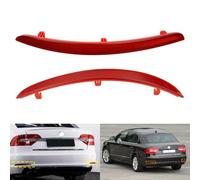 Coppia Rosso Paraurti Posteriore Riflettore Cover N° Luce Per Skoda Superb II