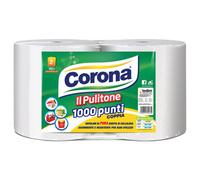 Coppia Rotoloni Corona Il Pulitone 1000 Punti Massima Assorbenza 2 Veli Grande