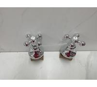 COPPIA RUBINETTI INCASSO DA 1/2 SOL ART 810 FINITURA CROMO SUPERPREZZO