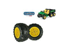 COPPIA RUOTE ANTERIORI PEG PEREGO JOHN DEERE GATOR 24 VOLT HPX