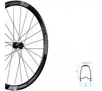Coppia Ruote Bici Strada 28" Team 35 DB Tubeless Ready Disco Centerlock Profilo 35mm