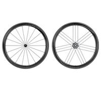 Coppia ruote campagnolo bora wto 45 dark label tubeless ready 9x100 9x130 mm