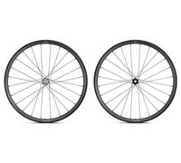 Coppia ruote fulcrum rapid red carbon 700mm i 12x100 12x142mm blocco centrale