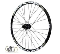 Coppia Ruote per Bici da 26/27,5/29 Pollici, Perno Passante, Freno a Disco in Lega di Alluminio, Cuscinetto sigillato, Cerchio da Montagna 32H, 135 mm, per 7-12 velocità, 2210 g.