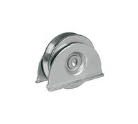 Ruota con supporto laterale per cancelli gola y a 2 cuscinetti 120 mm