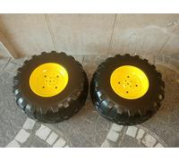 COPPIA RUOTE POSTERIORI+COPPIA MOTORIDUTTORI PEG PEREGO JOHN DEERE GATOR 12 V.