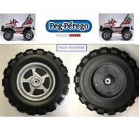 COPPIA RUOTE POSTERIORI PEG PEREGO GAUCHO ROCK'IN 12 VOLT FINO AL 2013