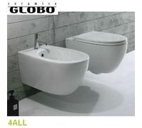 Coppia sanitari sospesi 4ALL - Ceramica Globo wc bidet sedile chiusura tradizion
