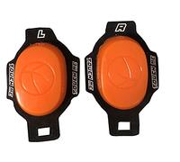 COPPIA SAPONETTE DA MOTO PISTA RACING (ARANCIO FLUO)
