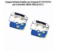 Coppia Scheda Paddle con Pulsanti P1 P2 P3 P4 per Controller XBOX ONE ELITE 2