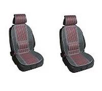 Coppia Schienali Universali Rosso Mod. Relax Guida Comoda x Auto Furgoni Camion