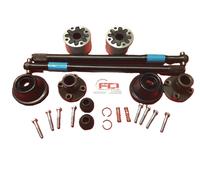 COPPIA SEMIASSI DA 25MM TRASMISSIONE CON MANICOTTI E CUFFIE PER FIAT 126 NO 500