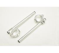 COPPIA SEMIMANUBRI APRIBILI HANDLEBARS DIAMETRO 46mm ALLUMINIO SILVER