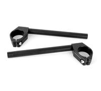 COPPIA SEMIMANUBRI GP-LIGHT 500 NERO GILLES TOOLING 50 MM UNIVERSALI
