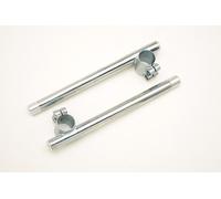 COPPIA SEMIMANUBRI IN ACCIAIO ZINCATO PER MOTO AERMACCHI DM 35 mm