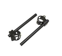COPPIA SEMIMANUBRI IN ALLUMINIO APRIBILI NERI HANDLEBARS DIAMETRO 46mm NUOVI