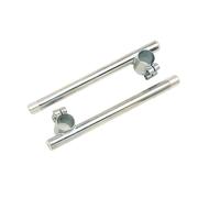 COPPIA SEMIMANUBRI MOTO D'EPOCA HANDLEBARS UNIVERSALI ACCIAIO ZINCATO DM 28 MM