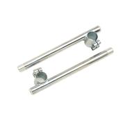 COPPIA SEMIMANUBRI PER MOTO DUCATI IN ACCIAIO ZINCATO PAIR HANDLEBAR DM 30 mm