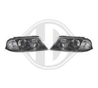 Coppia Set fari anteriori TUNING PASSAT 3BG 2000-2005 neri ANGEL EYES LED