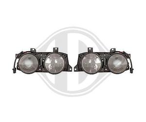 Coppia set fari fanali anteriori TUNING Serie7 E32 Serie5 E34 1988 1995 DEPO