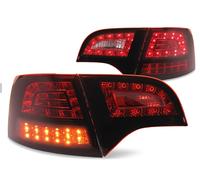 Coppia Set Fari Fanali Posteriori Tuning A4 B7 04-08 AVANT Rosso / Bianco LED