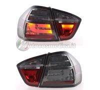 Coppia set Fari Fanali posteriori Tuning Fumé Rosso LED BMW E90 03.05-08.08 020