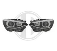 Coppia Set Fari Fanali TUNING Anteriori Serie 1 3/5 porte 2011-2015 ALOGENI H7