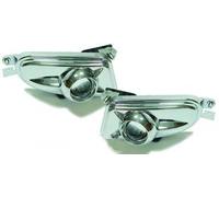 Coppia set fendinebbia TUNING Classe E W210 95-02 cromati LENTICOLARE