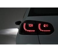 COPPIA Set Kit Fari Fanali Posteriori TUNING R20 GOLF 6 VI 2008-2012 LED NERI