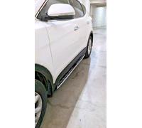 Coppia set pedane laterali TUNING SUV SANTA FE dal 2013 IX45 inclusi attacchi