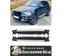 Coppia Set pedane laterali TUNING X5 E70 2007-2013 con profilo su passaruota