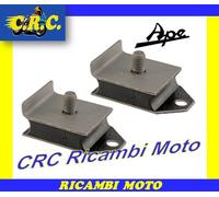 COPPIA SILENT BLOCK MOTORE PIAGGIO APE 50 TM P FL FL2 FL3 RST MIX 1980-2015