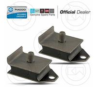 COPPIA SILENT BLOCK SUPPORTO MOTORE ORIGINALE PIAGGIO APE MIX 2T 50 2002 2003