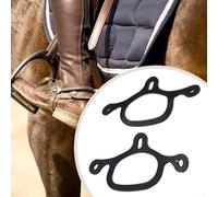 Coppia singola di cinghie in gomma per allenamento speroni cintura o cavallo