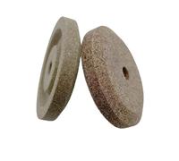 Coppia smerigli per affettatrice Ø40 mm - grana fine + grana grossa - altezza 8 mm - foro 6 mm