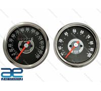 Coppia Smiths Replica tachimetro 160 Mph 100 RPM Techometer per Triumph