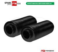 COPPIA SOFFIETTI COPRISTELI FORCELLA NERI STELO 39/41 FODERO 58/60 mm