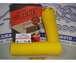 COPPIA SOFFIETTI FORCELLA GIALLI 32 DENTI 39/54 DOMINATOR 600 650 TRANSALP 600 650 XT 600 660