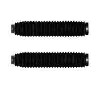COPPIA SOFFIETTI FORCELLA NERO UNIVERSALE MOTO ENDURO OFF-ROAD DIAMETRO 38-58