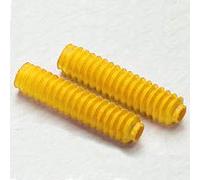 Coppia soffietti per forcelle ammortizzate made in italy prodotto universale di protezione in gomma manicotto parapolvere Lunghezza 320 mm Diametro 35/55 mm GIALLO