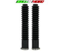 COPPIA SOFFIETTO SOFFIETTI FORCELLA MOTO NERI Ø33/Ø50mm - Lunghezza 340mm