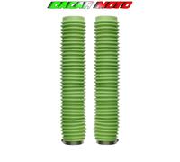 COPPIA SOFFIETTO SOFFIETTI FORCELLA MOTO Verdi Ø43/Ø59mm -Lunghezza 370mm