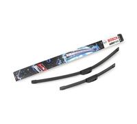 KIT COPPIA SPATOLE SPAZZOLE TERGI BOSCH AEROTWIN AR653S HYUNDAI I40 CW KOMBI (VF