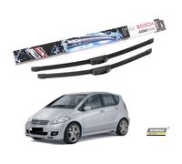 Coppia Spazzole Flat Tergicristallo Bosch Aerotwin Classe A W169 - B W245